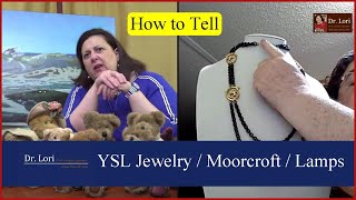 How to Value Yves Saint Laurent Jewelry, Moorcroft Pottery, Lamps, Glass, Oak Dresser | Ask Dr. Lori