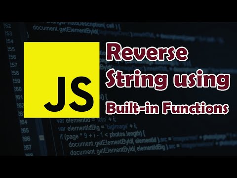 How To Reverse String In Javascript Using Built In Functions Split Reverse Join