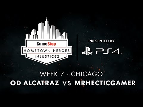 Injustice 2 - OD Alcatraz vs MrHecticGamer - GameStop Hometown Heroes Week 7 - Final