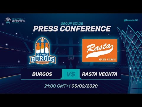 San Pablo Burgos v Rasta Vechta - Press Conference - Basketball Champions League 2019-20