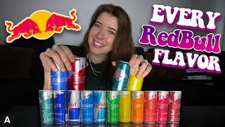 Trying EVERY Flavor Of RedBull (In Norway)