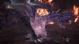 【MHW ICE】アルバトリオン　裸　操虫棍　縛りplay(装衣、オトモ、傷付け、ぶっ飛ばし)