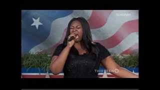 Candice Glover Sings the National Anthem