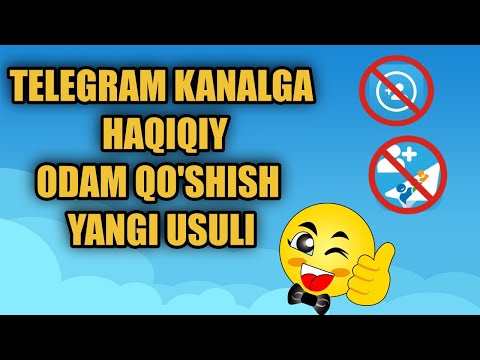 telegram kanalga uzbek odam qo'shish \\ телеграм канал ёки группаларга хакикий одам кушиш