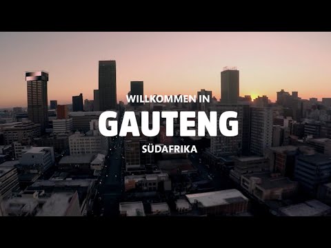 Willkommen in der Provinz Gauteng, Südafrika