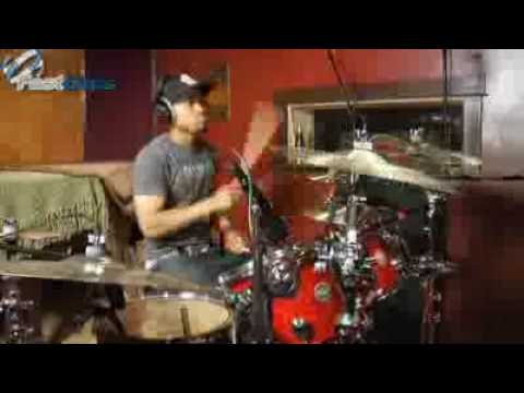 Tony Royster Jr working it out in studio (2009)