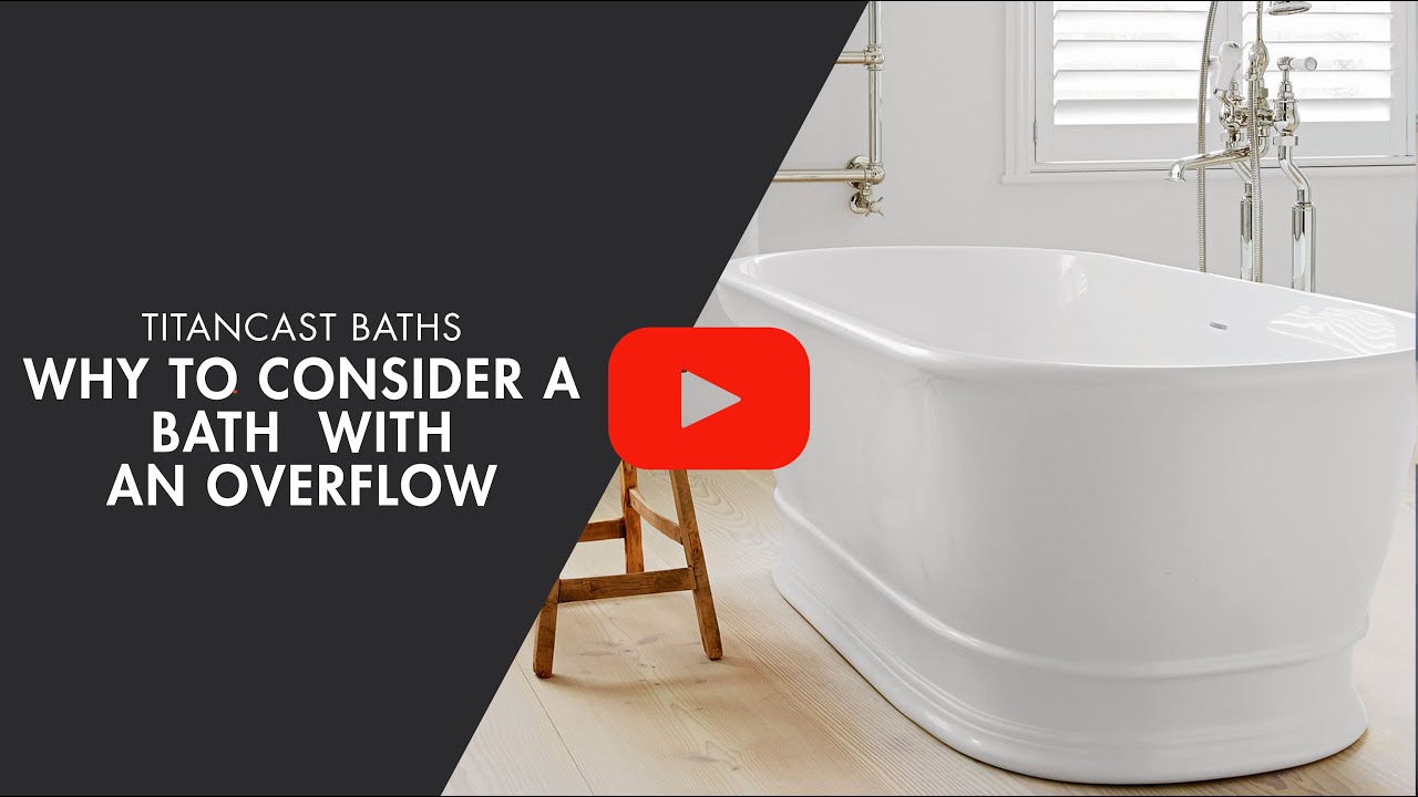 Cambridge 156 x 74 TitanCast Solid Surface Freestanding Bath - Gloss White