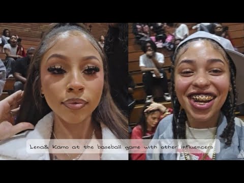 Lena und Kamo mit Ida beim Influencer-Basketballspiel 🏀💕