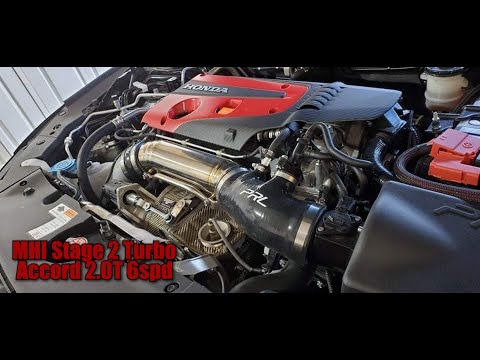 MHI Stage 2 Turbo on 2018 Accord 2.0T 6SPD