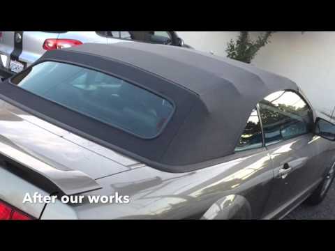 Ford Mustang convertible top repair in Los Angeles