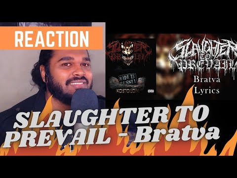 SOUTH AFRICAN REACTION TO Slaughter To Prevail - Bratva (Lyric Video) (HQ)