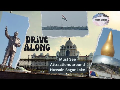 Passeio pelo Lago Hussain Sagar: Novo edifício do Secretariado de Telangana | Estátua de Ambedkar | Mártir de Telangana