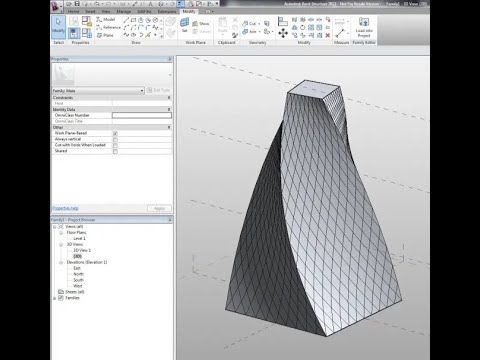 In-Place Modeling - (Generic Model Mass Family) Part 1