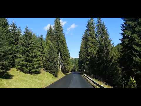 Droga 72 Brezno - Liptowski Mikulas. Zjazd północnym zboczem