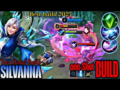 💯%🔥 UNESCAPABLE BUILD FOR SILVANNA  | SILVANNA BEST BUILD 2025 @KazukiOfficial
