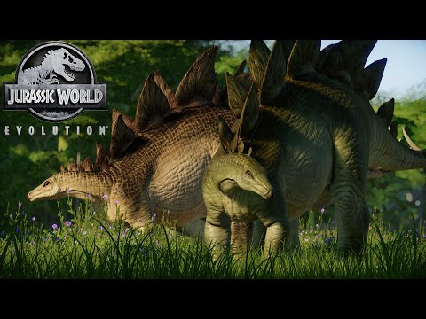 Stegosaurus || All Skins Showcased - Jurassic World Evolution