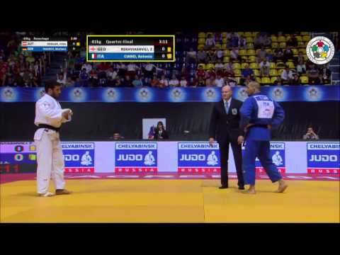 Zebeda Rekhviashvili (GEO) vs. Antonio Ciano (ITA) -81kg IJF Grand Prix Zagreb 2015