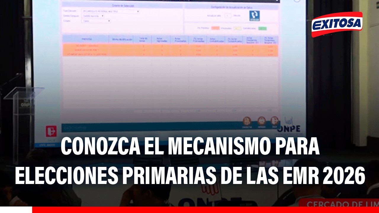 🔴🔵 ONPE da a conocer mecanismo para Elecciones Primarias de las Elecciones Municipales y Regionales