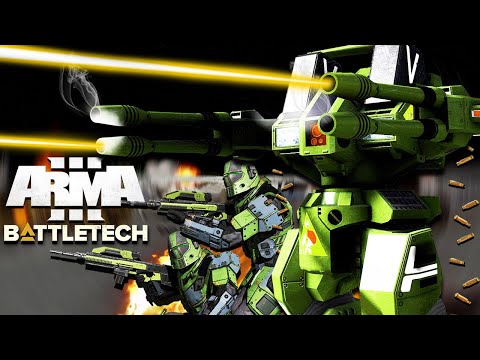 Suffering as Infantry in the Middle of a Mech Battle | Arma 3 BattleTech