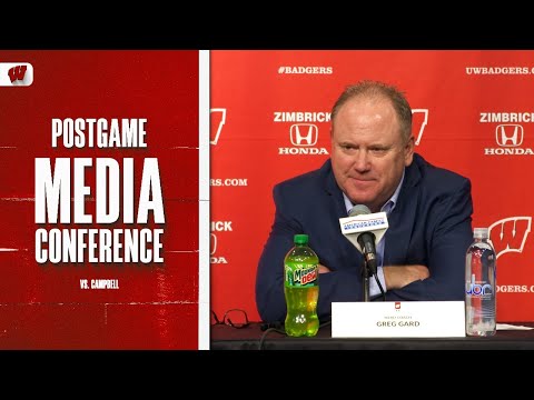 Postgame Media Conference vs Campbell || Wisconsin Basketball || Nov. 3, 2025