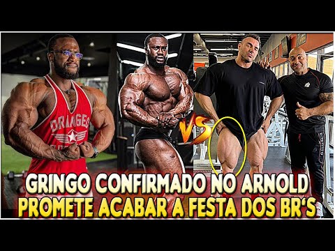 GIANT GRINGO COMES TO COMPETE WITH RAFAEL BRANDÃO, WILLIAM M, BIG JEFF AT THE ARNOLD CLASSIC BRAS...
