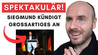 Siegmund kündigt Großartiges an + Weidel stellt CDU 3 heftige Bedienungen für eine Zusammenarbeit!