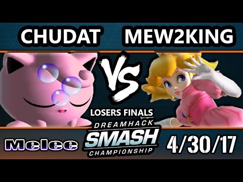 DHA 2017 SSBM - FOX MVG | Mew2King (Peach, Marth) Vs. VGBC | Chudat (Jiggs, Ice Climbers) Melee LF