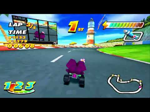 Speed Punks - Speed Freaks PS1 Longplay - Not Bad Kart Racing Game