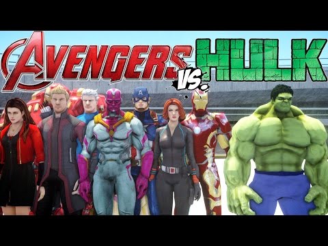 THE AVENGERS VS HULK - EPIC BATTLE Video
