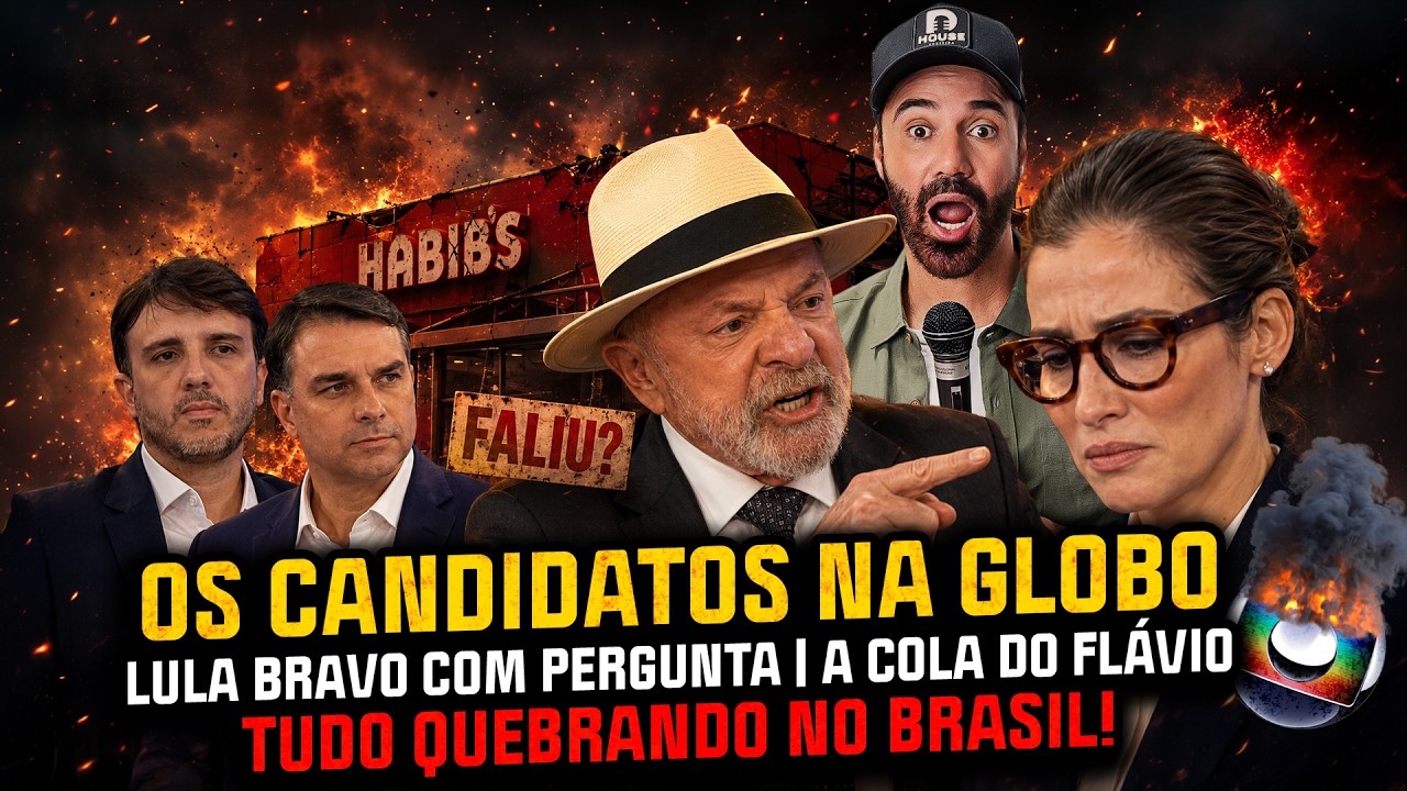 OS CANDIDATOS NA GLOBO | LULA BRAVO COM PERGUNTA | TUDO QUEBRANDO NO BRASIL - COMÉDIA DIOGO PORTUGAL