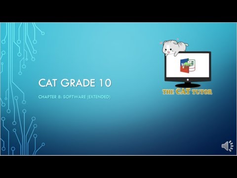 CAT GR 10 Ch 8 - Extended Software