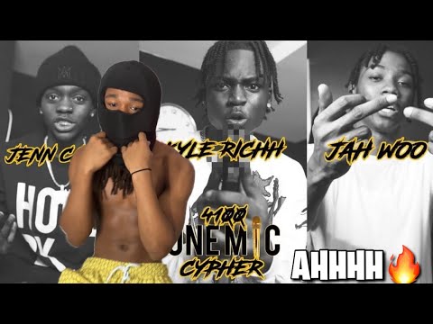 Reaction to 4100 ONE MIC CYPHER (Kyle Richh, Jenn Carter & Jay Woo) - Unbelievable Talent!