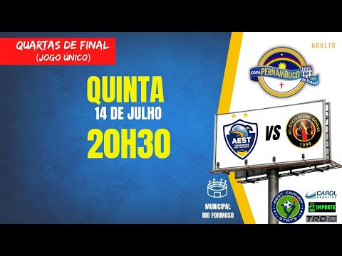 COPA PERNAMBUCO ADULTO - TAMANDARÉ/RIO FORMOSO  X ATLÉTICO GOIANA - QUARTAS DE FINAL (JOGO ÚNICO)