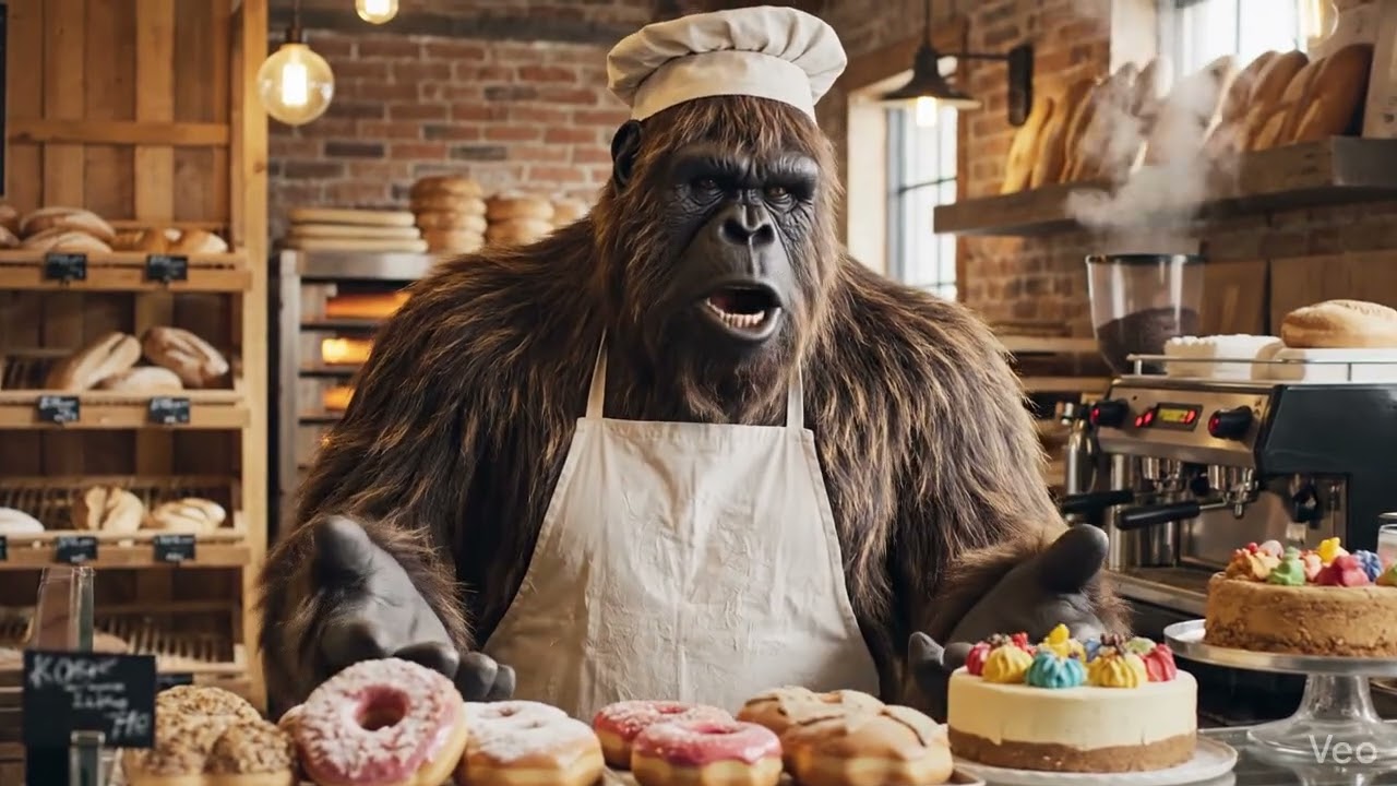 Bigfoot Runs the Bakery