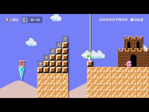 [SMM2] Maker Showcase #1 "salty" - Desert Dash Series