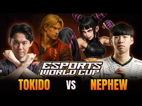 🔥Esports World Cup 2025 — Day 2 Group Stage | TOKIDO (Ken) vs NEPHEW (Juri) | Street Fighter 6🔥