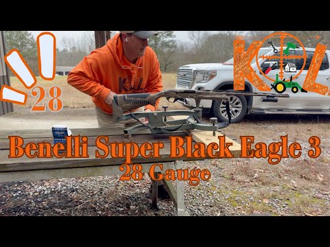 Benelli Super Black Eagle 3 (SBE3) 28 Gauge Pattern Testing - "SHOOTS HIGH" - KOL 258