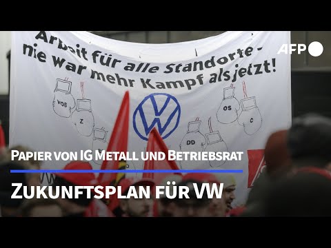 VW: IG Metall und Betriebsrat legen Zukunftsplan vor | AFP