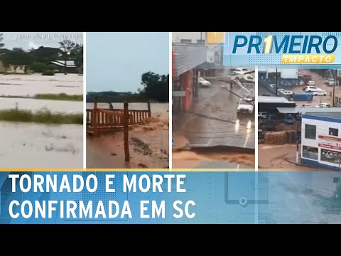 Chuvas do Rio Grande do Sul avançam sobre Santa Catarina | Primeiro Impacto (03/05/24)