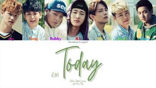 iKON (아이콘) - TODAY (오늘 따라) [Colour Coded Lyrics Han/Rom/Eng]