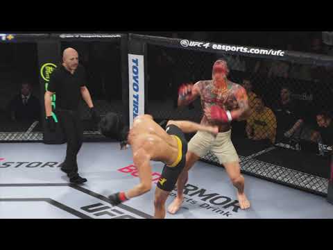 UFC4 Bruce Lee vs Demon EA Sports UFC 4