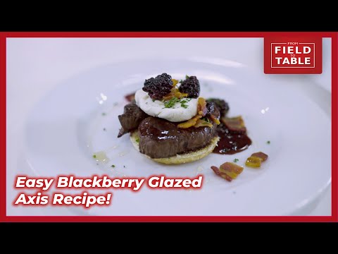 Easy Deer Recipe! Sautéed Black Berry Axis Loin