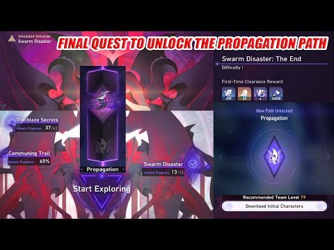 HSR Simulated Universe Swarm Disaster : The End - Final Quest to Unlock New Path Propagation