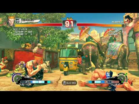 SSFIVAE: Guile (ACE E I RI N) vs. E.Honda (o wa re jp) HD