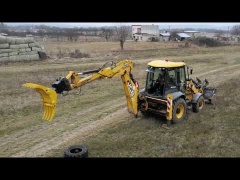 Drapák s rotátorom na báger