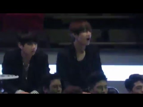 BTS  (V and Jungkook) reaction to 2NE1 @ MAMA 2015