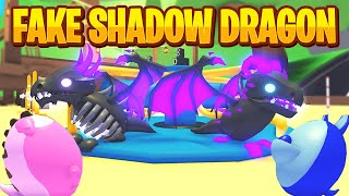 FAKE Neon SHADOW Dragon in Adopt Me Erstellen und mehr!