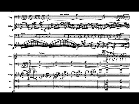 Ottorino Respighi - Concerto Gregoriano for Violin and Orchestra (1921) [Score-Video]
