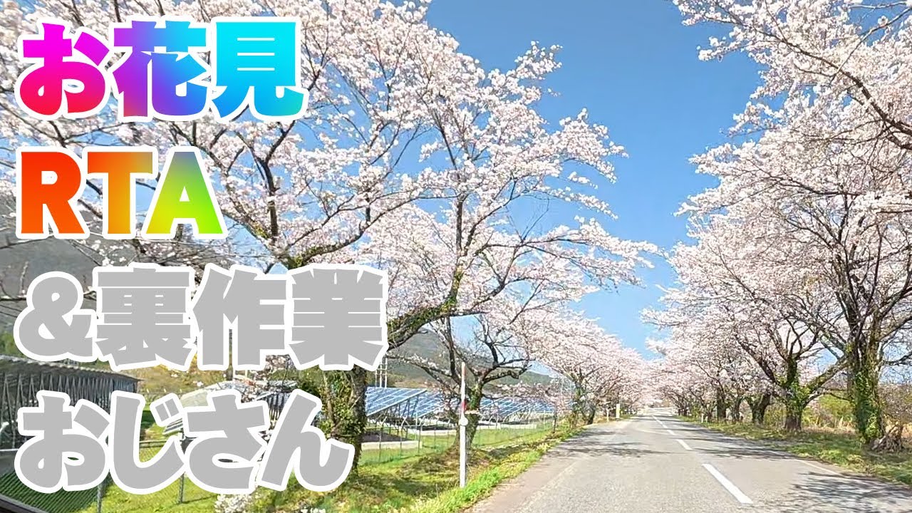 お花見RTA＆裏作業おじさん