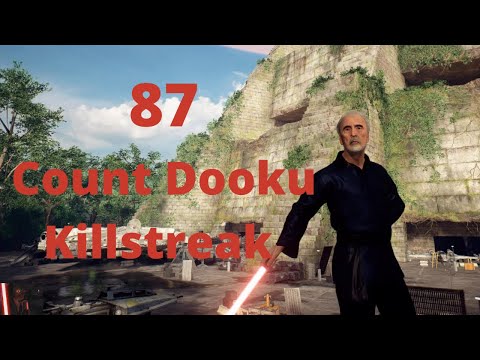 87 Count Dooku Killstreak (Yavin 4) - Star Wars Battlefront 2